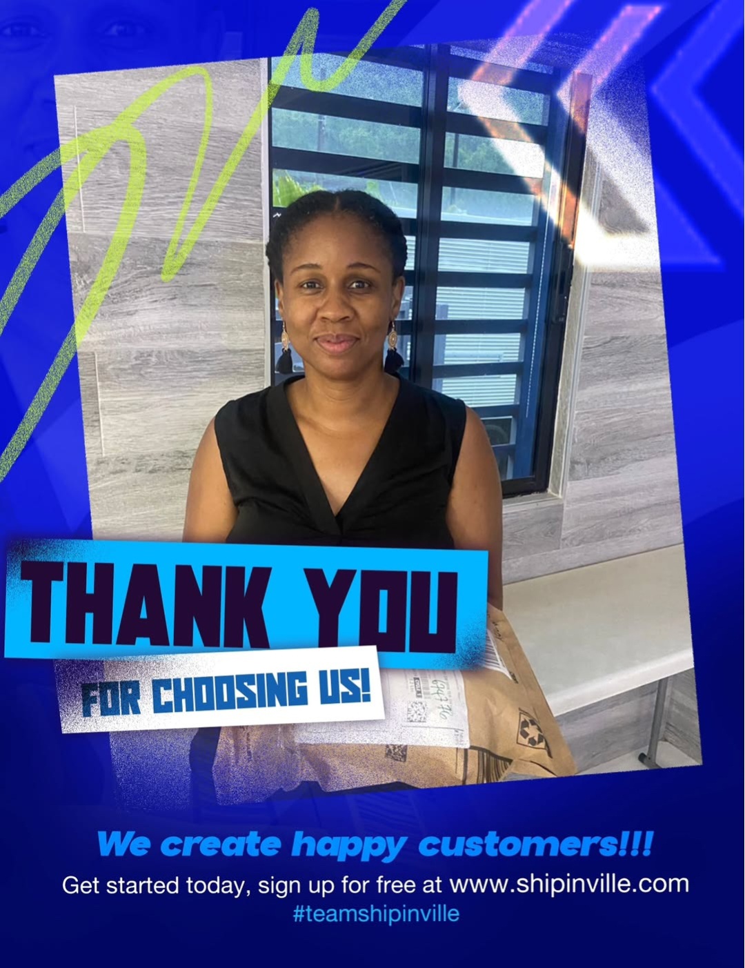 Happy customer