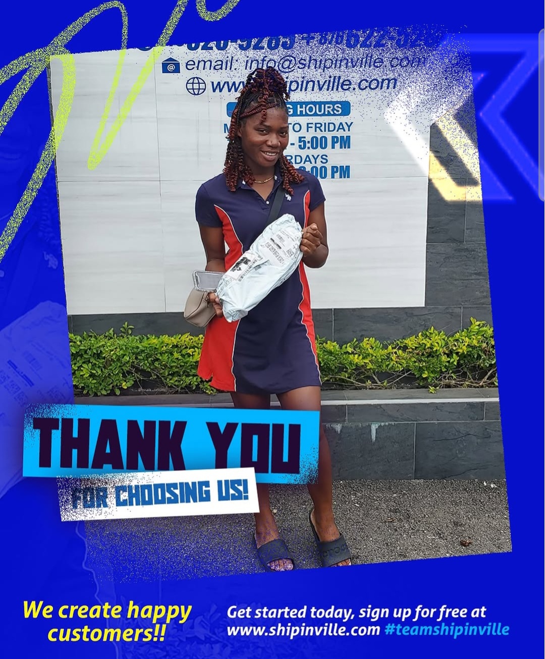 Happy customer