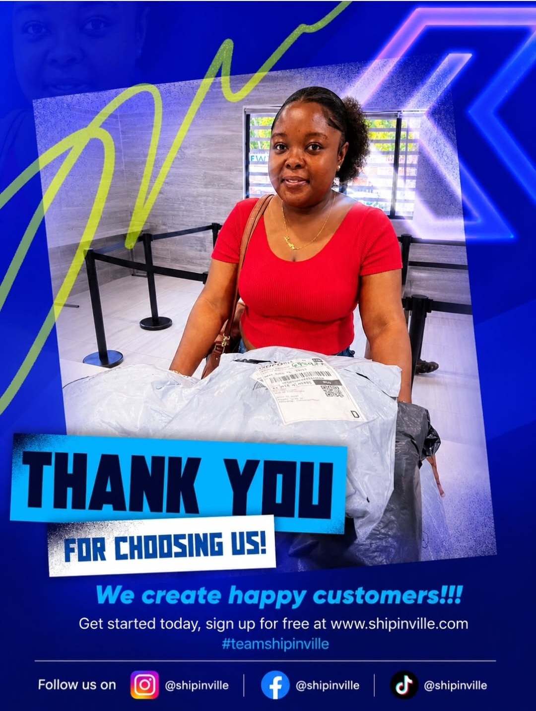Happy customer