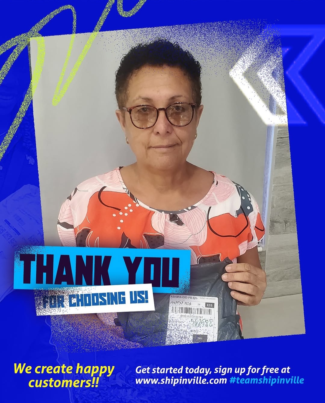 Happy customer 
