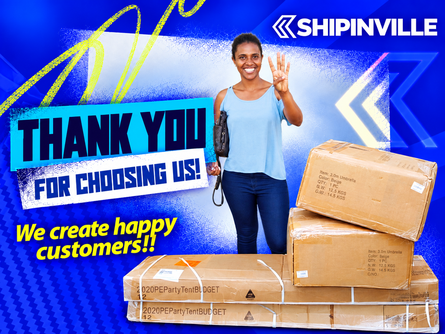 Happy customer